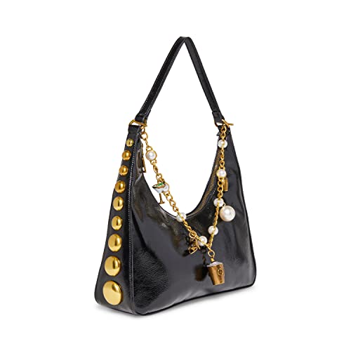 Betsey Johnson Pearl-FECT Shoulder Bag, Black