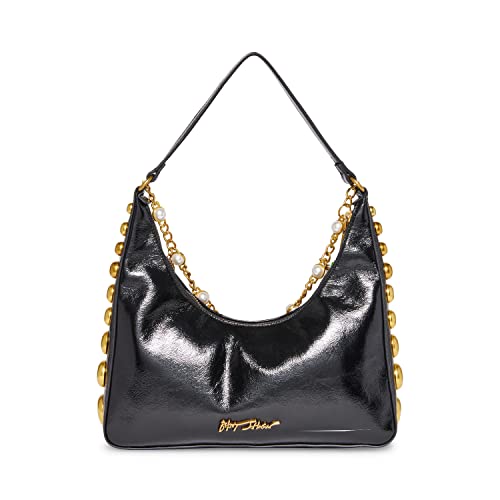 Betsey Johnson Pearl-FECT Shoulder Bag, Black