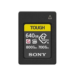 sony cfexpress type a memory card 640gb