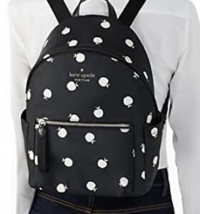 Kate Spade New York Kate Spade Adel Leather Flap Backpack (Black multi) (K8113-001)