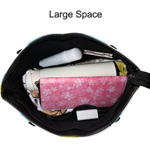 Fashionable women's handbag tote bag, Banana 1printed shoulder bag is light and durable