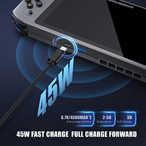 Daxceirry WIN600 Video Handheld PC Game Console Win 10 Edition 8G DDR4 with 256G M.2 SSD, Support Steam OS with AMD Athlon Silver 3050e 5.94in OCA Full Lamination IPS Screen