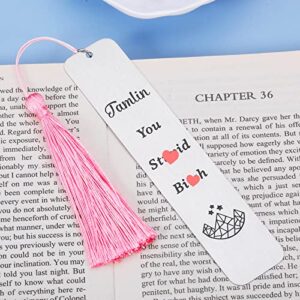 ACOTAR Bookmark for Women A Court of Thorns and Roses Merchandise Tamlin You Stupid Bit Book Mark for Acotar Fans Book Lovers Reader Birthday Christmas Inspirational Gift for Female Male Friends