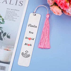 ACOTAR Bookmark for Women A Court of Thorns and Roses Merchandise Tamlin You Stupid Bit Book Mark for Acotar Fans Book Lovers Reader Birthday Christmas Inspirational Gift for Female Male Friends