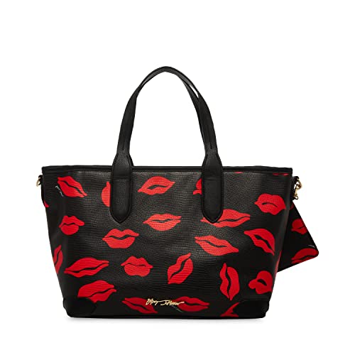 Betsey Johnson Carry Away Tote with Pouch, Red