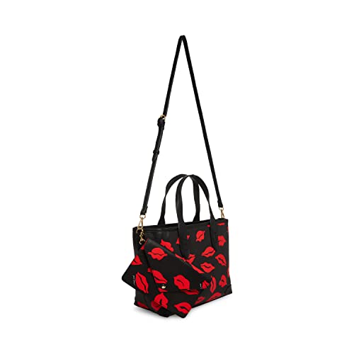 Betsey Johnson Carry Away Tote with Pouch, Red