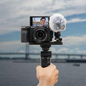 Sony Wireless Bluetooth Shooting Grip and Tripod for still and video, ideal for vlogging (GP-VPT2BT)