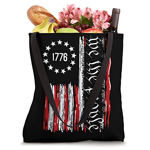 Vintage Old American Flag Patriotic 1776 We The People USA Tote Bag