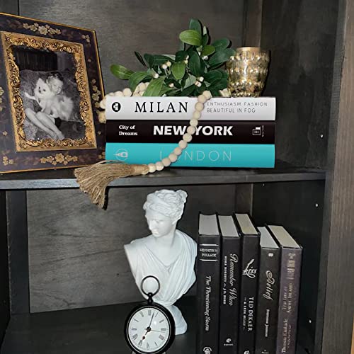 3 Piece City Decorative Books, Hardcover Decorative Books for Home Decor, Designer Books Decor Set, Books Stack Display for Coffee Tables and Shelves, Fashion Decoration Books for Living Room