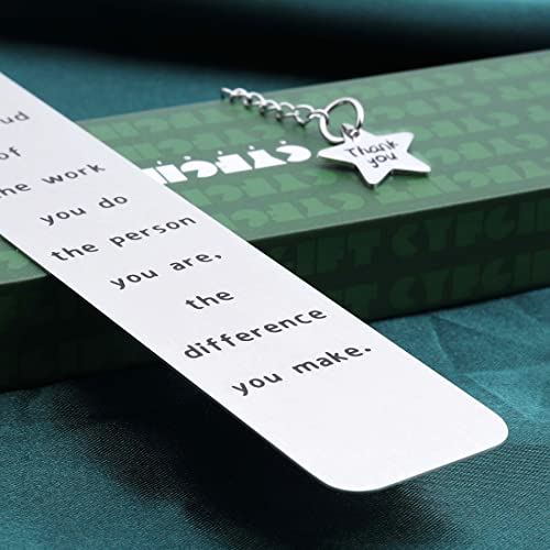 Employee Appreciation Gifts Bulk Office Team Thank You Bookmark for Coworker Women Teachers Christmas Gifts for Boss Leader Friends Going Away Leaving Retirement Gifts for Men, May You Be Proud of