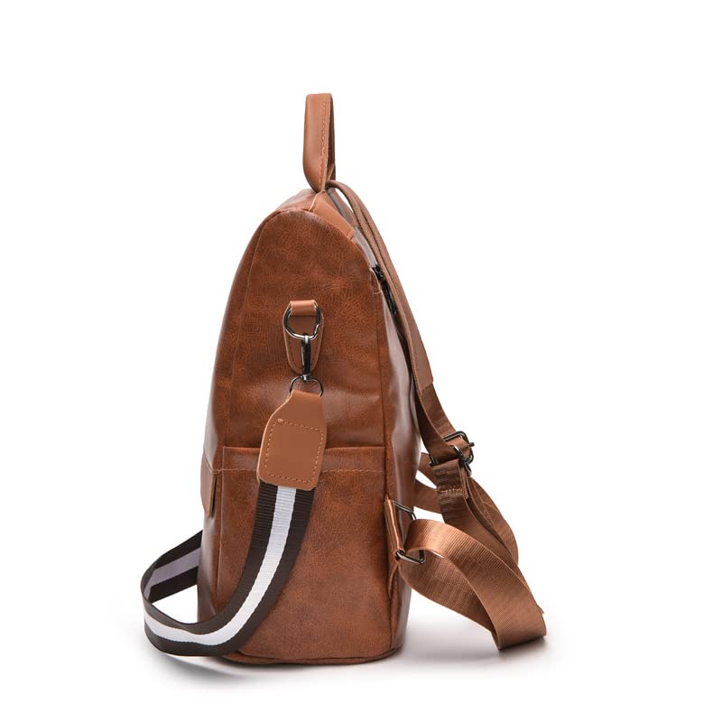 fashion Backpack Purse for women soft PU Leather medium size Shoulder Bag, Ladies Satchel travel Bags