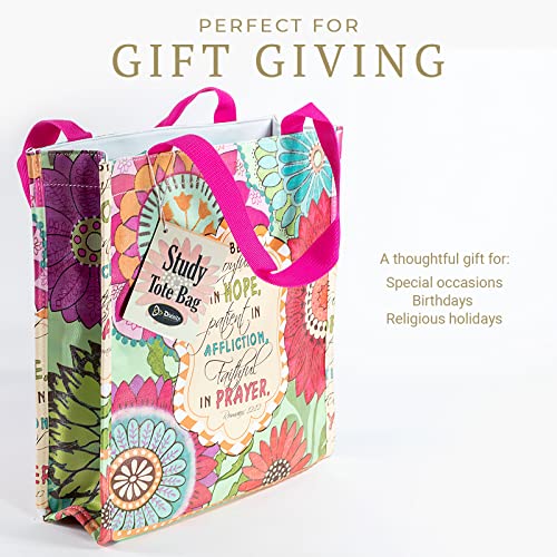 Divinity Boutique Tote-Bible Study -Joyful Flower