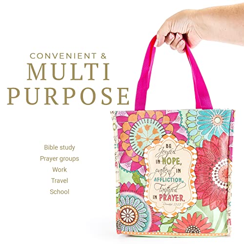 Divinity Boutique Tote-Bible Study -Joyful Flower