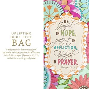 Divinity Boutique Tote-Bible Study -Joyful Flower