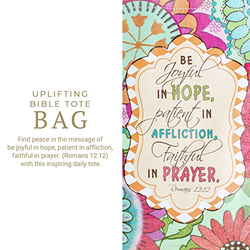 Divinity Boutique Tote-Bible Study -Joyful Flower