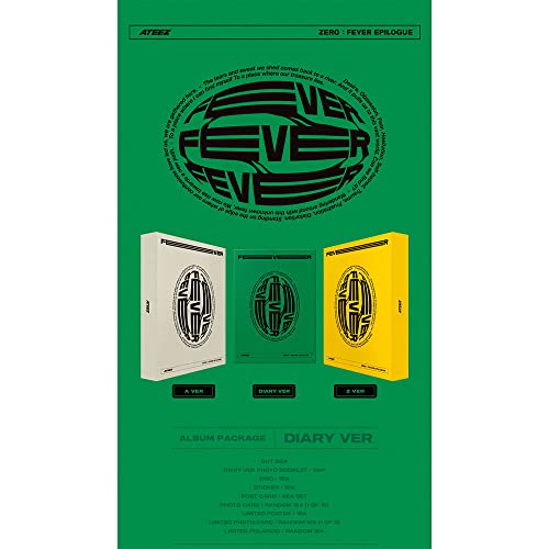 ATEEZ - ZERO : FEVER EPILOGUE Album Diary Version (Folded Poster) (Ateez-FevEpi)