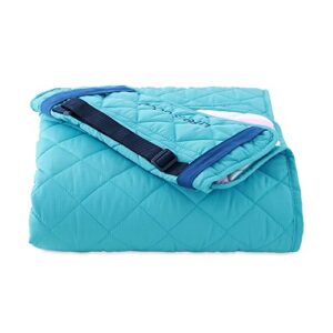 Berkshire Blanket & Life is Good Outdoor Throw | Packable Water Repelling Tear Resistant Camping Picnic Blanket | Stripe| 55" x 70"