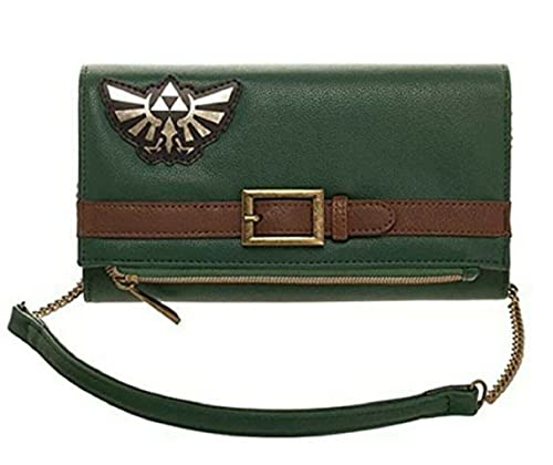 Classic Game Link Triforce Artifact Crossbody Clutch Wallet