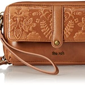 The Sak Womens Sequoia Extra Large Smartphone Crossbody, Tobacco Floral Embossed Ii, One Size US