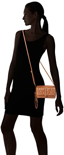 The Sak Womens Sequoia Extra Large Smartphone Crossbody, Tobacco Floral Embossed Ii, One Size US