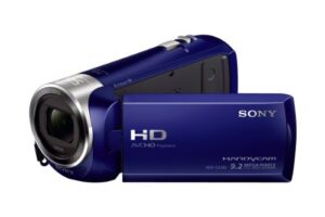 sony hdrcx240/lvideo camera with 2.7-inch lcd (blue)