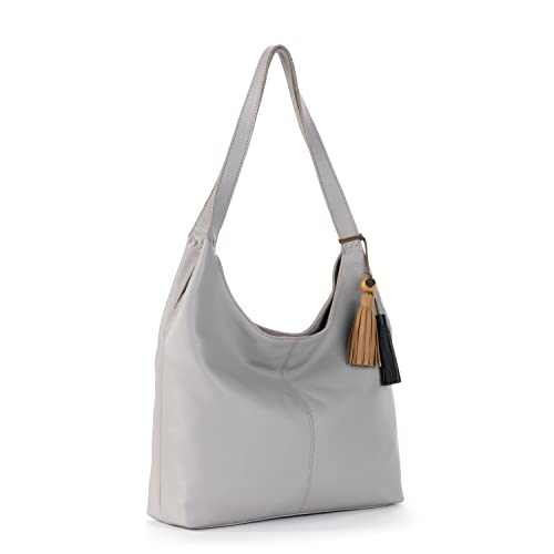 The Sak Womens Huntley Leather Hobo, Light Smoke, One Size US