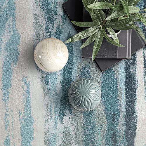 Cinknots Rugs Modern Soft Abstract Area Rugs for Living Room/Bedroom/Kitchen & Dining Room,Medium Pile Home Decor Carpet Floor Mat (Grey10, 6' 6" x 8' 2" Rectangular)