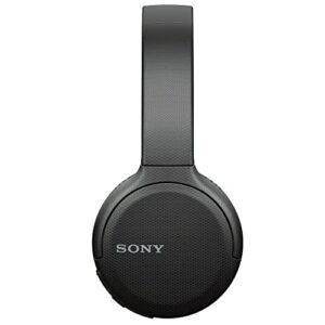 Sony WH-CH510 Wireless Bluetooth On-Ear Headphones (Black), USB-C Charging and Built-in Microphone with Knox Gear Hard-Shell Case Bundle (2 Items)