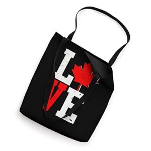 Love Maple Leaf | Canadian Flag | Canada Tote Bag