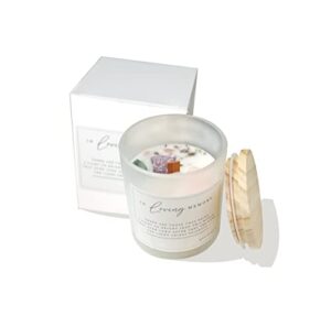 ev&co pure soybean wax scented memorial candle. in loving memory in remembrance of your loved one. sympathy