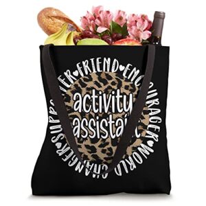 Activity Assistant Appreciation Activities Assistant Tote Bag