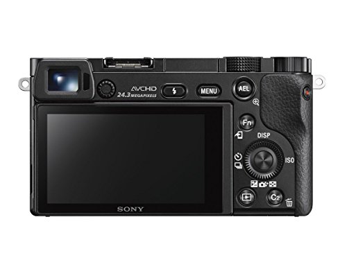 Sony Alpha a6000 Mirrorless Digitial Camera 24.3MP SLR Camera with 3.0-Inch LCD (Black) w/ 16-50mm Power Zoom Lens (Renewed)