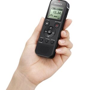 Sony ICD-PX470 Stereo Digital Voice Recorder with Built-in USB Voice Recorder, Black