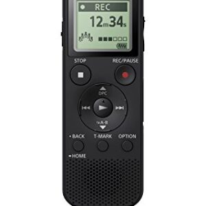 Sony ICD-PX470 Stereo Digital Voice Recorder with Built-in USB Voice Recorder, Black