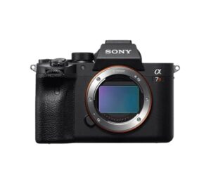 sony alpha 7r iva full frame mirrorless interchangeable lens camera w/high resolution 61mp sensor, up to 10fps with continuous af/ae tracking (renewed)