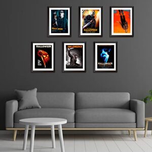 DIANYING Horror Movie Poster - Set of 6 Canvas Halloween Poster Scream Poster for Bedroom Living Room Dorm 8X10'' Unframed Halloween Kills Poster Pack Gift for Fans of Michael, 8 x 10 Inch