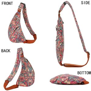 Pretty Small flat Sling Bag for Women Crossbody Bag Chest Shoulder Anti Theft Travel purse Bag XB-15 (HS)