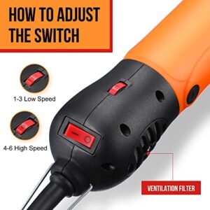 350W Carpet Trimmer Tufting Trimmer Carpet Carving Clippers Speed Adjustable Electric Rug Carver High Power Rug Tufting Shears Carpet Carving Tool for Handmade Rug Clean and Tufted Carpet Rug