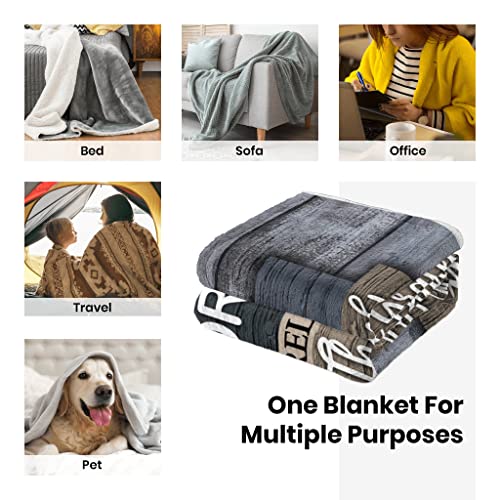 Mubpean Retirement Gifts for Men/Women - Mens Retirement Gifts Blanket 50"x60" - Retired Gifts for Men - Happy Retirement Gifts - Best Retirement Gift Ideas - Funny Retirement Party Gifts for Women