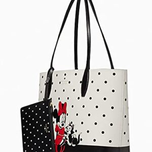 Kate Spade New York Disney Minnie Mouse Tote Bag Including Detachable Wristlet