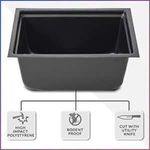 American Built Pro Utility Tub Box 13"X9"X6" ID - Pack of 6