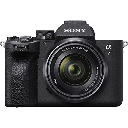 Sony a7 IV Mirrorless Camera with 28-70mm Lens + 64GB Extreme Pro SD Card + Camera Bag