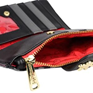 Loungefly Disney Mickey Mouse Faux Leather Wallet Snap Flap Clutch