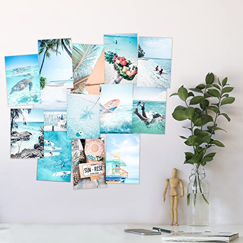 Nautical Decor, Wall Collage Kit Aesthetic Pictures for Beach Decor, Beach Photo Collage Kit for Wall Aesthetic, Summer Posters for Beach Room Decor, Collage Kit for Wall Decor Aesthetic, Beach Posters for Room Aesthetic