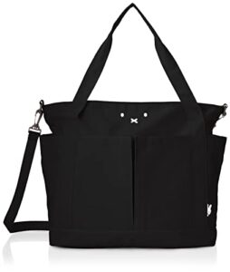 hapitas 6048 2-way tote bag, tote shoulder bag, miffy, b98 face black
