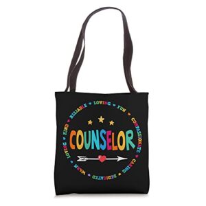 school counselor tote bag