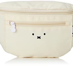 Hapitas 6049 Waist Bag, Miffy, B185 Face Ivory