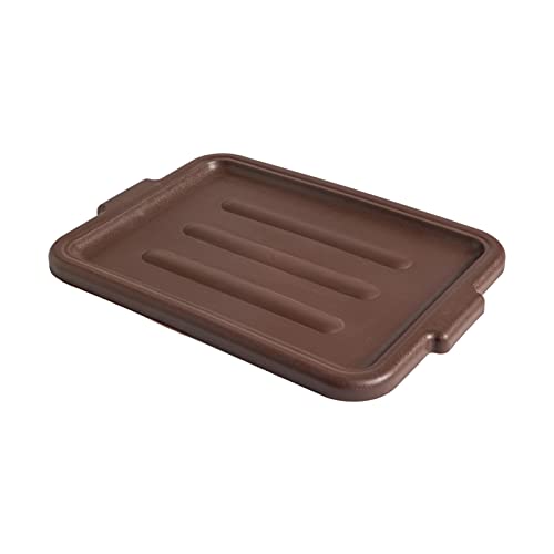 Luston 4-Pack Utility Cover/Lid For Bus Box,20" x 15",Commercial Cover/Lid for Bus Tub/Bin, Brown