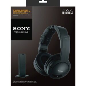 Sony MDRRF985RK Wireless RF Headphone, Black