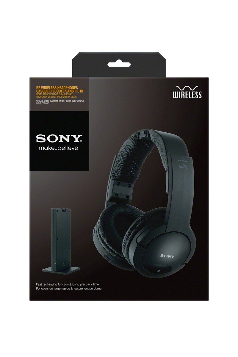 Sony MDRRF985RK Wireless RF Headphone, Black